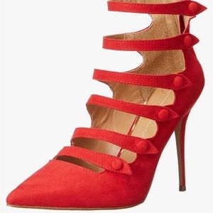 Jessica Simpson Winka red heel size 5